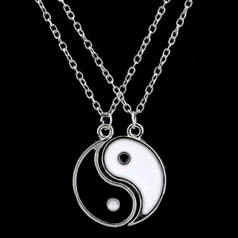 2PC/Set Yin Yang Necklace
