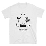 #mylife Kickboxing Cats Sleep Short-Sleeve Unisex T-Shirt