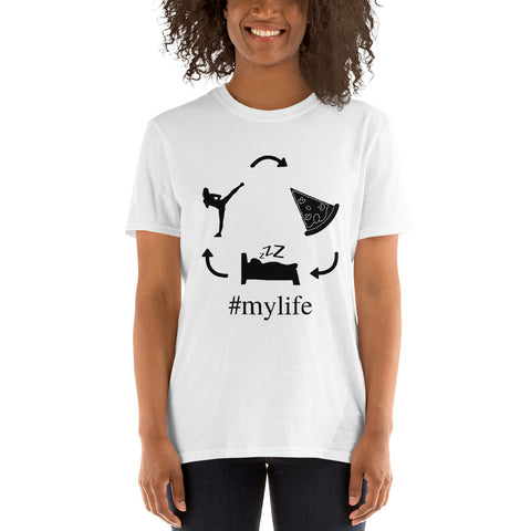 #mylife Kickbox, Pizza, Sleep Short-Sleeve Unisex T-Shirt