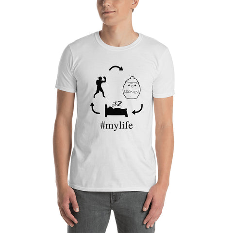 #mylife Boxing, Cookies, Sleep Short-Sleeve Unisex T-Shirt
