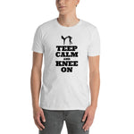 Teep Calm and Knee On (Yang) Short-Sleeve Unisex T-Shirt
