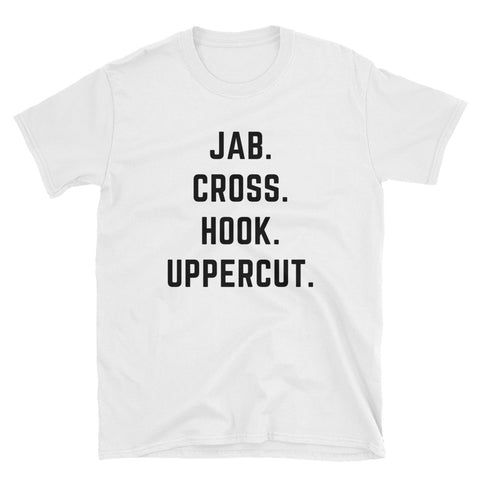 Jab, Cross, Hook, Uppercut (YANG) Short-Sleeve Unisex T-Shirt